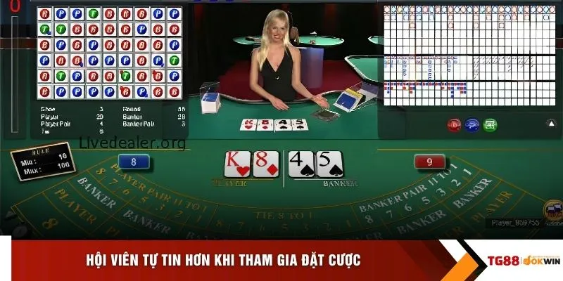 Hội viên tự tin hơn khi tham gia đặt cược